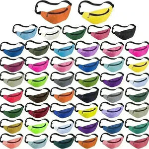 2 Pieces Neon Fanny Pack Bulk 80s Party Waist Bags